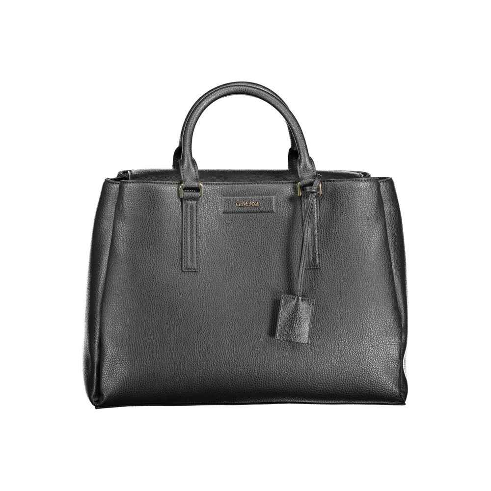 Calvin Klein Black Recycled Polyester Women Handbag