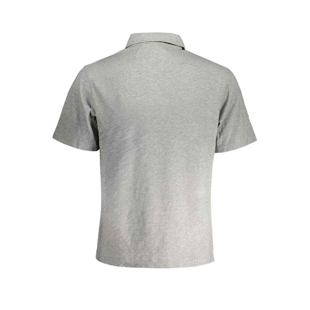 La Martina Brown Cotton Men Polo Shirt