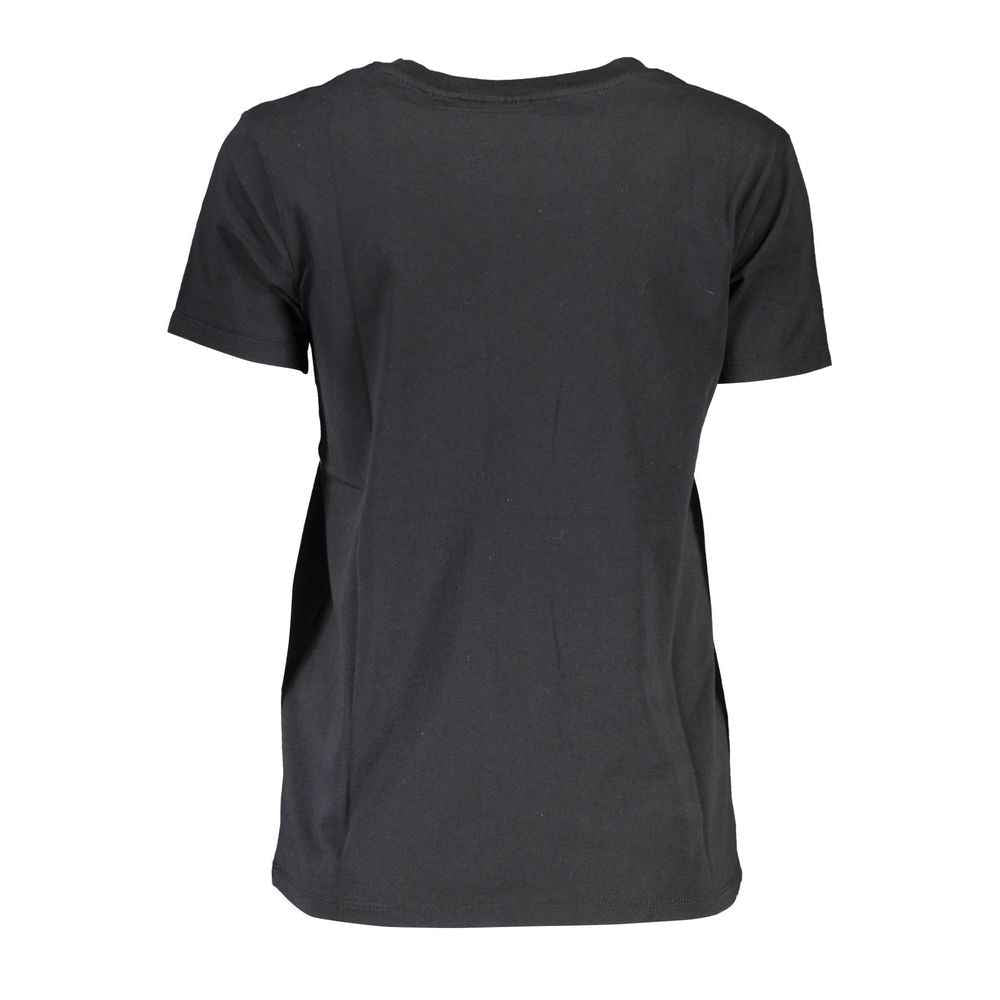 Levi's Black Cotton Women T-Shirt