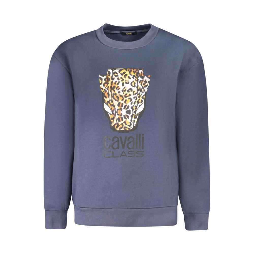 Cavalli Class Blue Cotton Women Sweater
