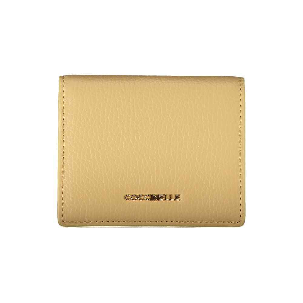 Coccinelle Beige Leather Wallet