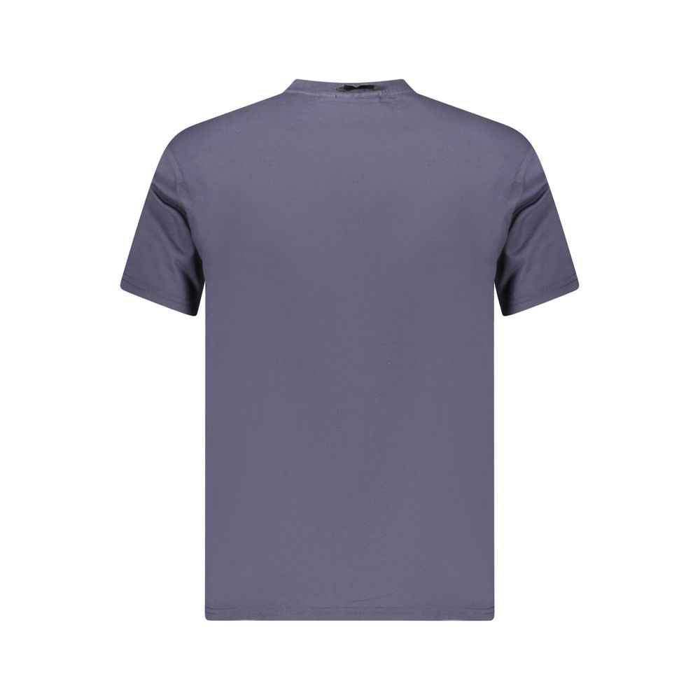 Napapijri Blue Cotton Men T-Shirt