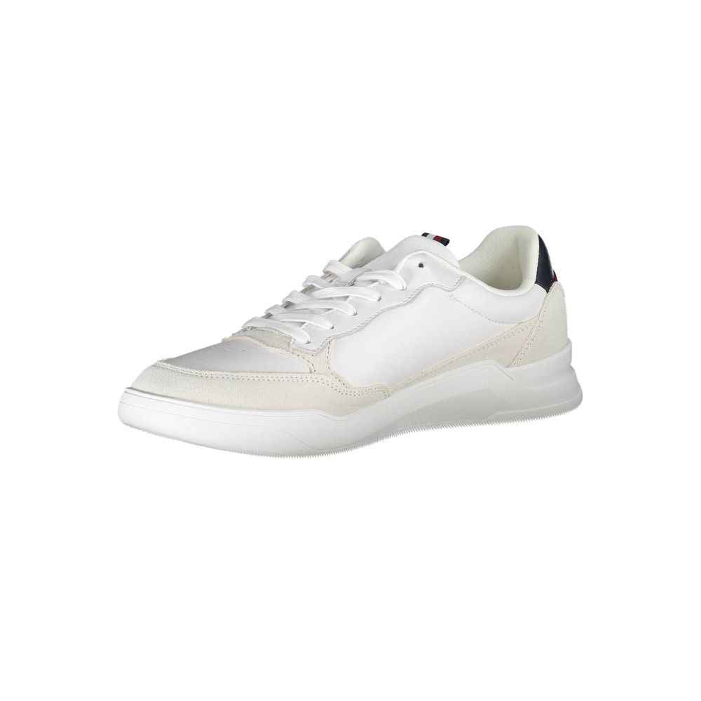 Tommy Hilfiger White Polyester Men Sneaker