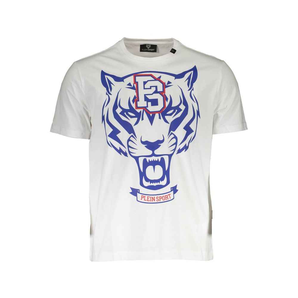 Plein Sport White Cotton Mens TShirt