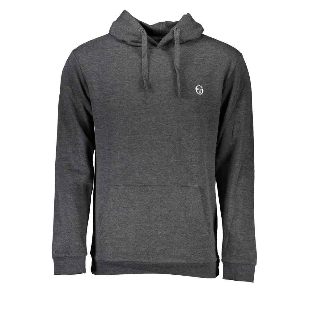 Sergio Tacchini Gray Cotton Men Sweater