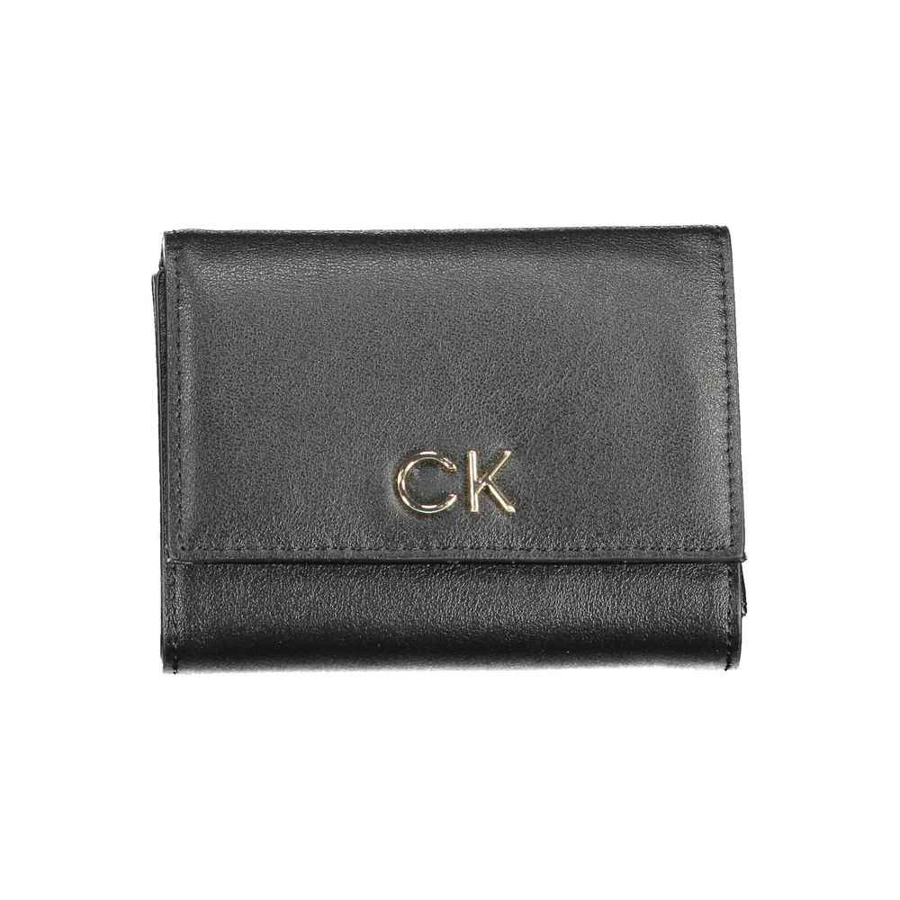 Calvin Klein Black Polyester Women Wallet