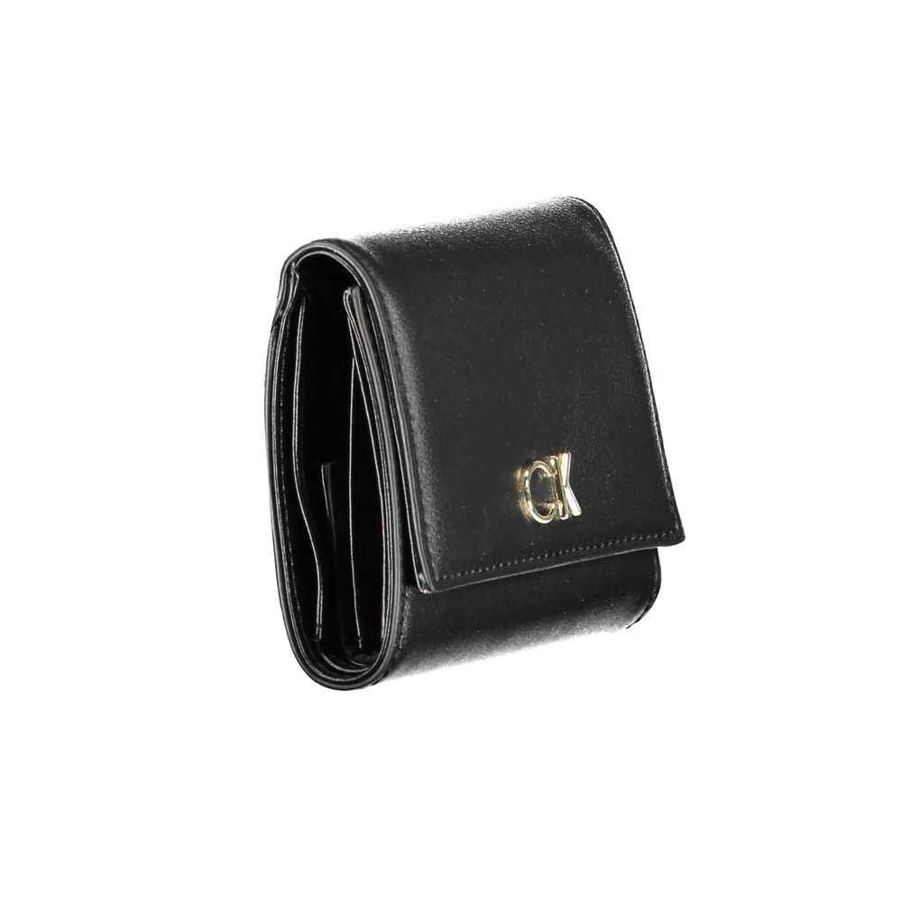 Calvin Klein Black Polyester Women Wallet