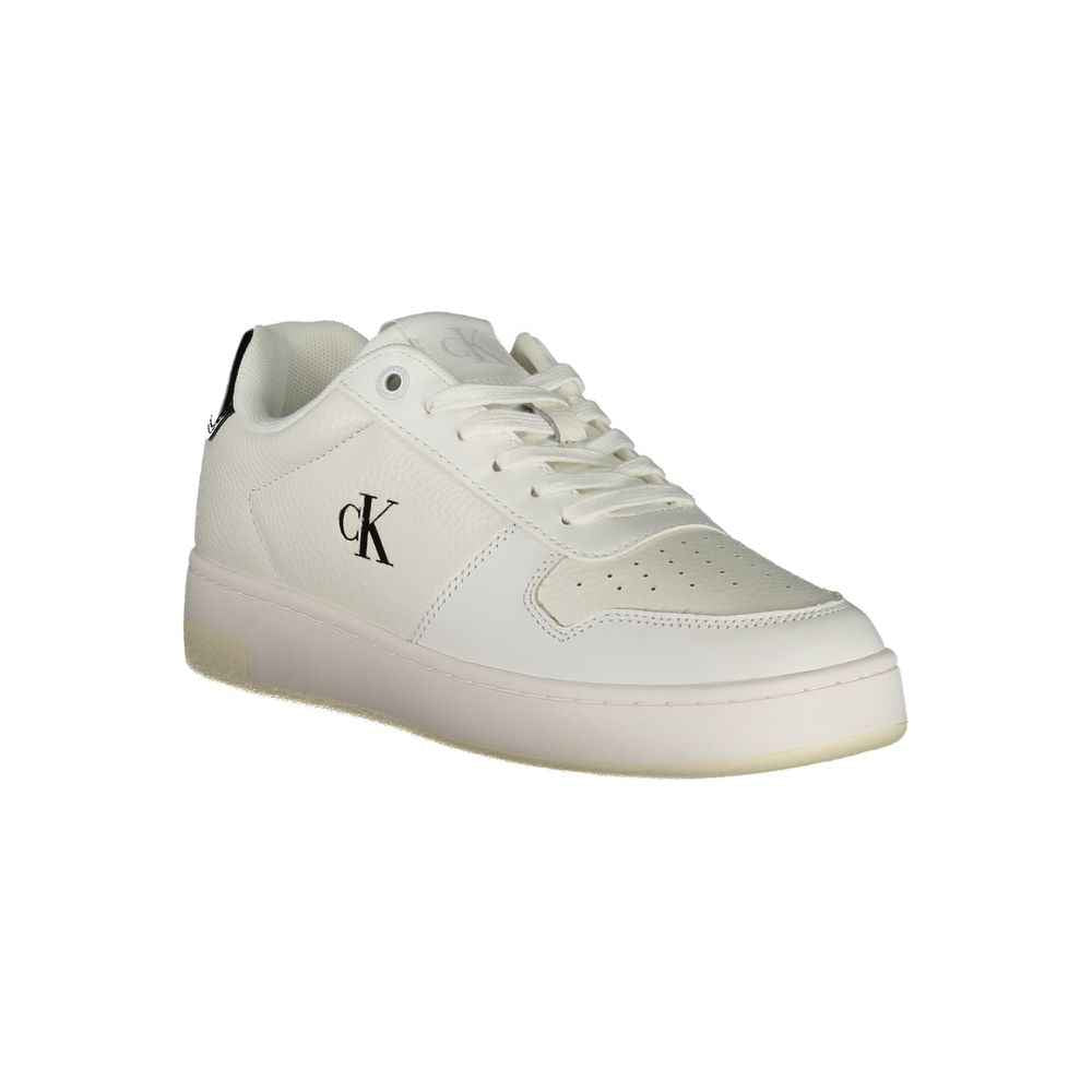 Calvin Klein White Leather Women Sneaker