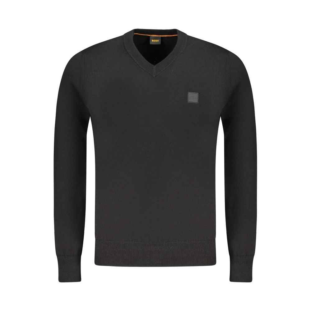 Hugo Boss Black Cotton Sweater