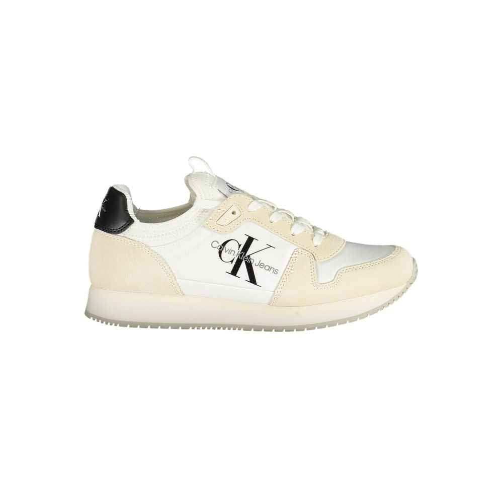 Calvin Klein White Polyester Women Sneaker