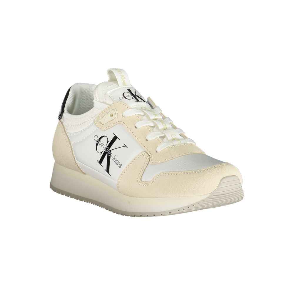Calvin Klein White Polyester Women Sneaker
