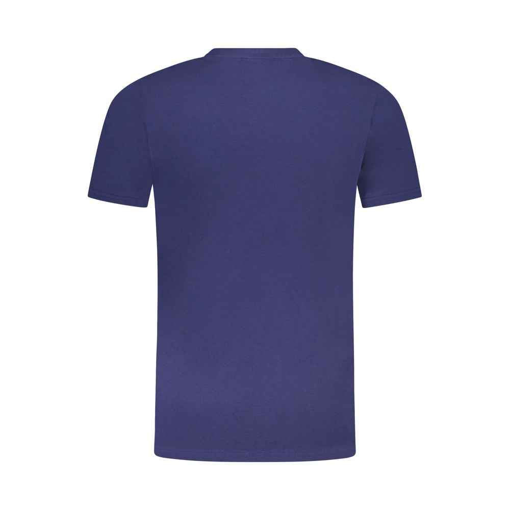 Cavalli Class Blue Cotton Men T-Shirt