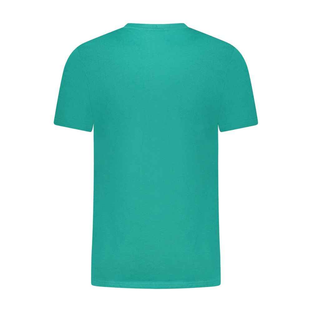 Cavalli Class Green Cotton T-Shirt