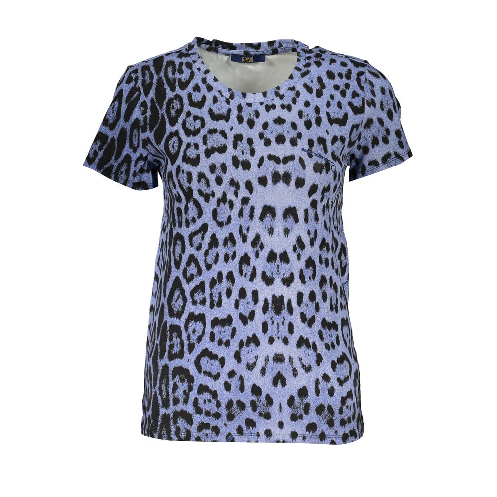 Cavalli Class Blue Cotton Women T-Shirt