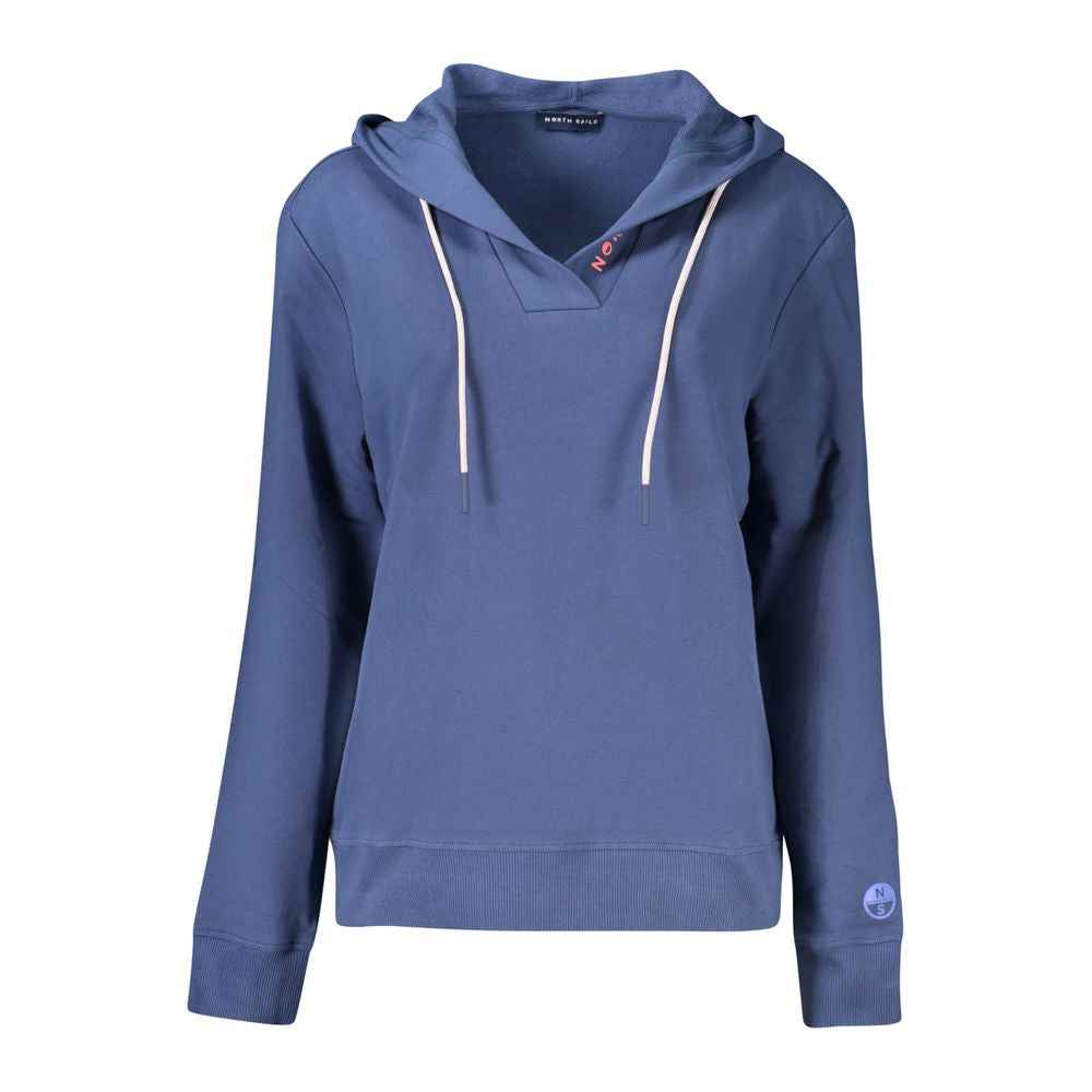 North Sails Blue Cotton Women Sweater