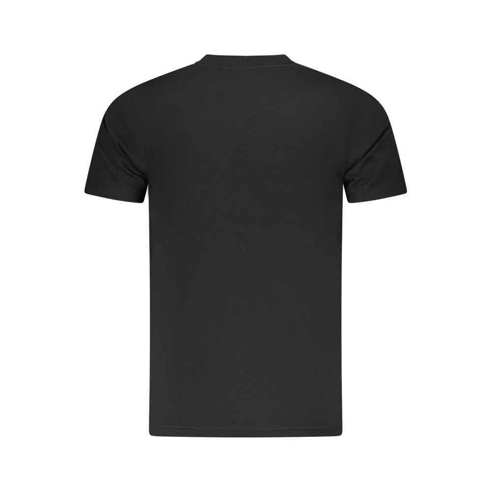 Cavalli Class Black Cotton Men T-Shirt