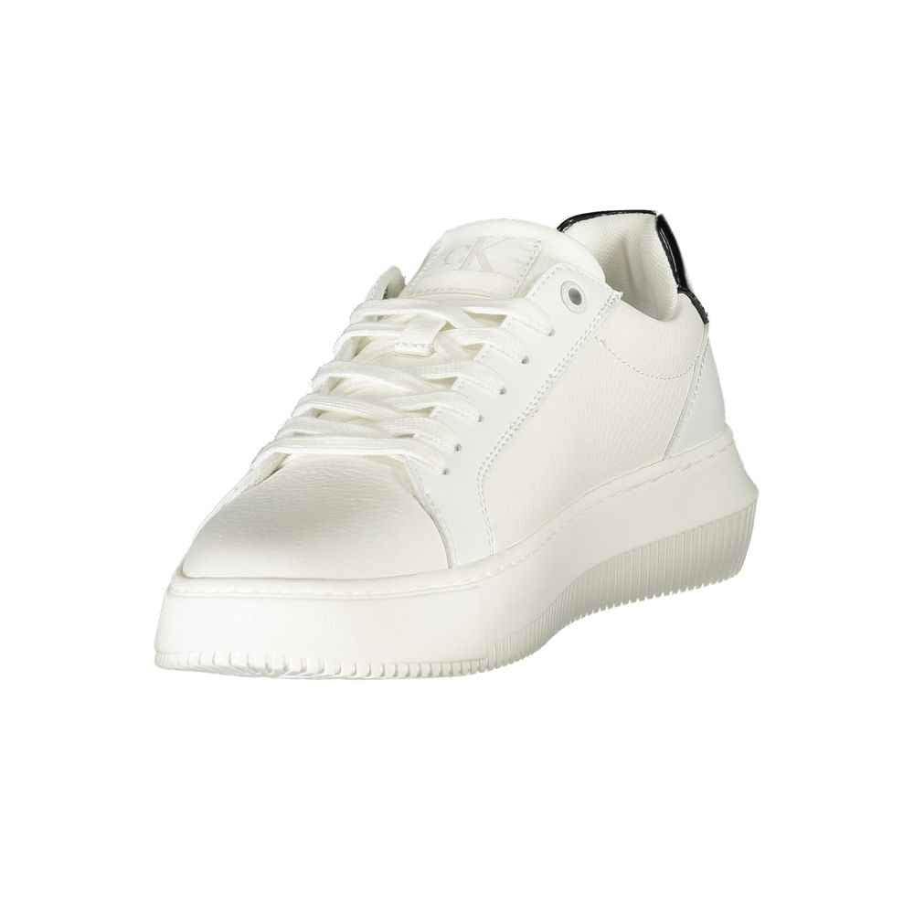 Calvin Klein White Leather Women Sneaker