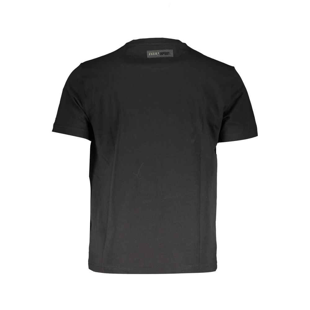 Plein Sport Black Cotton T-Shirt