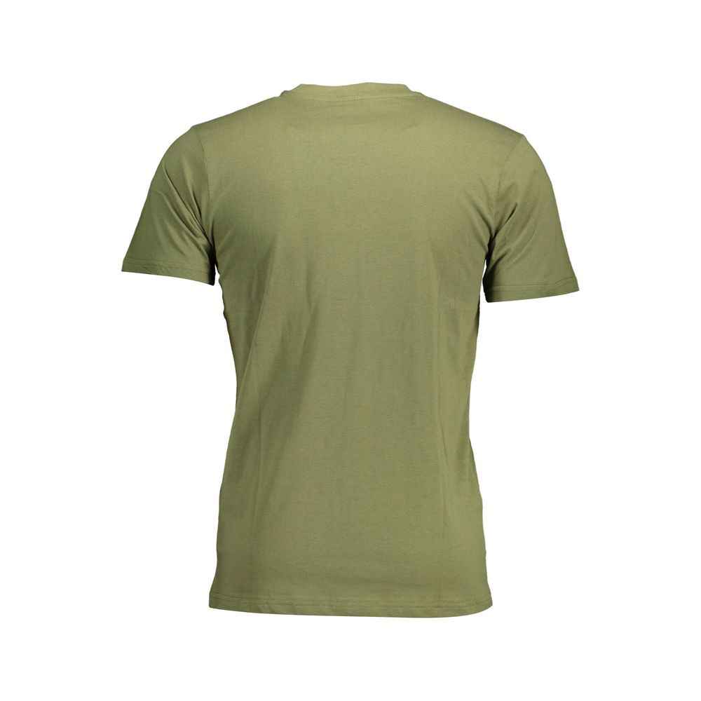 Sergio Tacchini Green Cotton Men T-Shirt