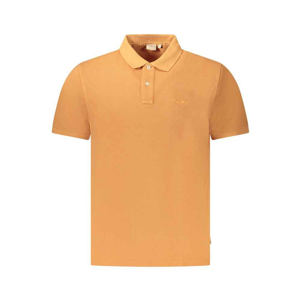 Pepe Jeans Orange Cotton Men Polo Shirt