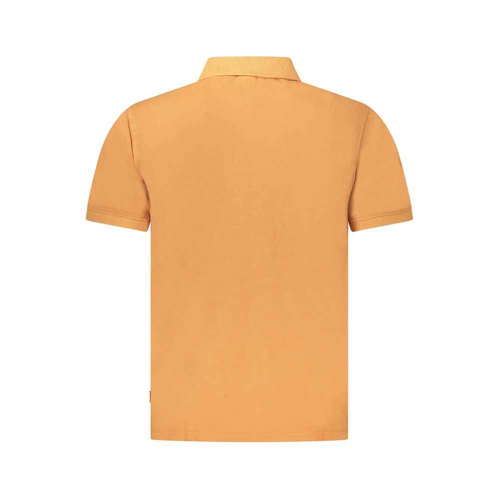 Pepe Jeans Orange Cotton Men Polo Shirt