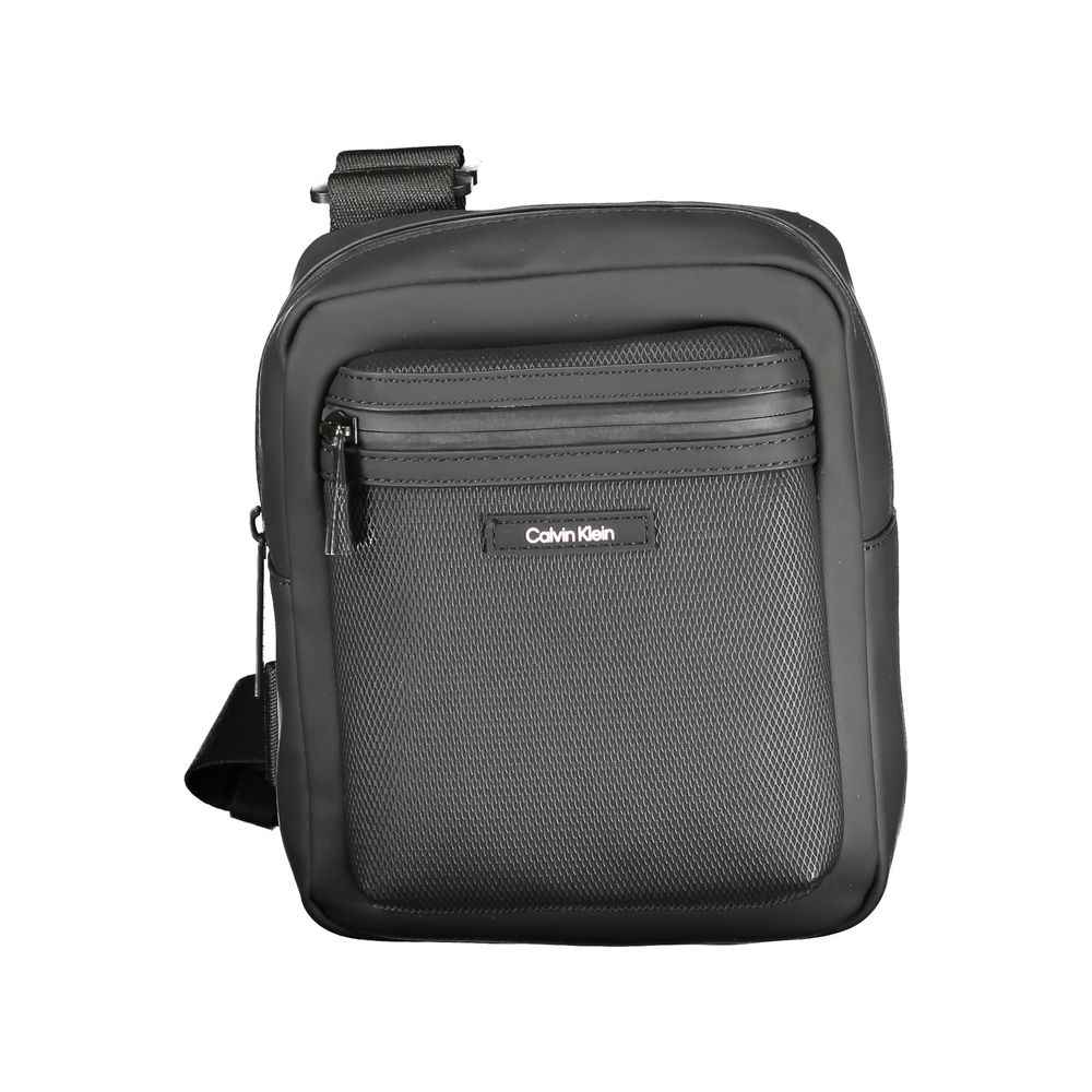 Calvin Klein Black Polyester Men Shoulder Bag
