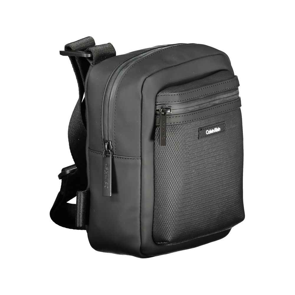 Calvin Klein Black Polyester Men Shoulder Bag