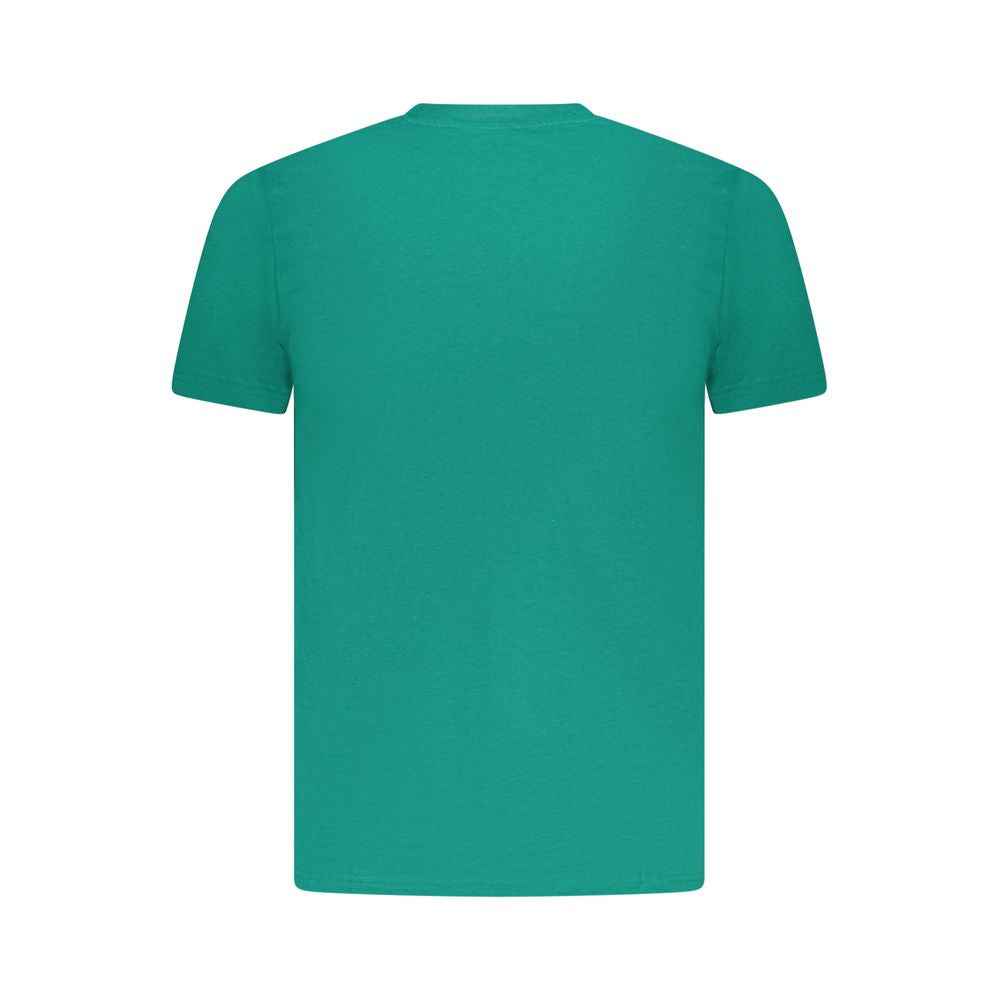 Cavalli Class Green Cotton Men T-Shirt