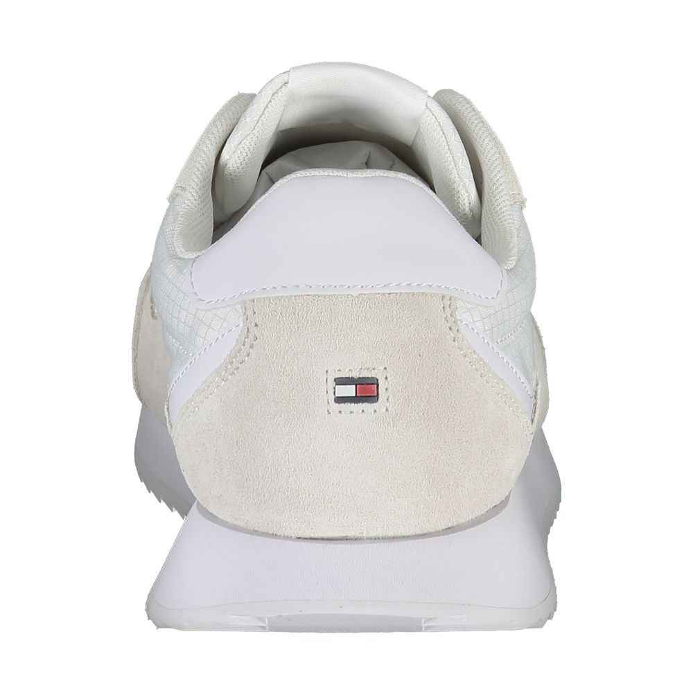 Tommy Hilfiger White Polyester Men Sneaker