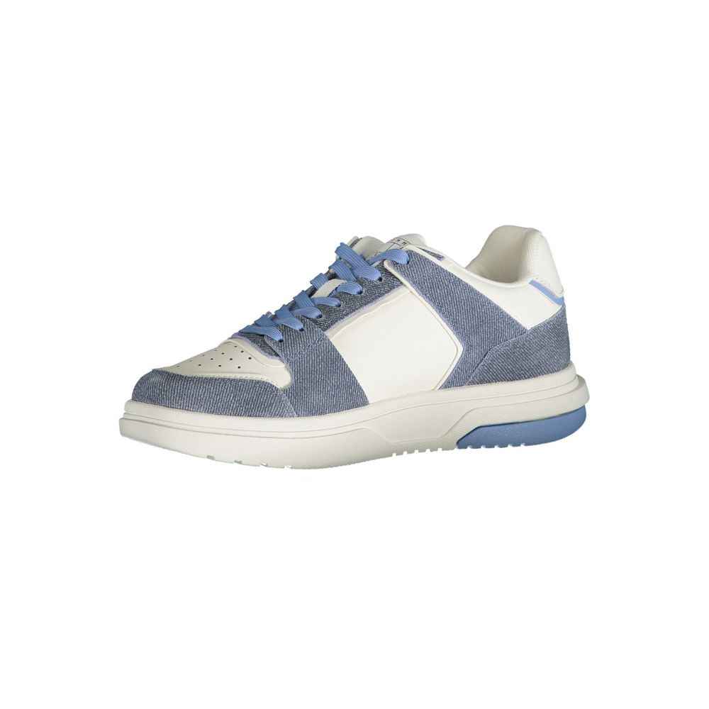 Tommy Hilfiger Light Blue Leather Women Sneaker