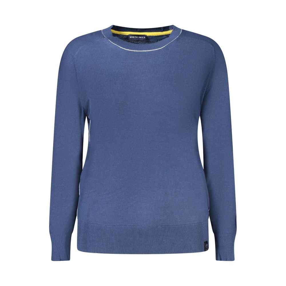 North Sails Blue Cotton Women Sweater