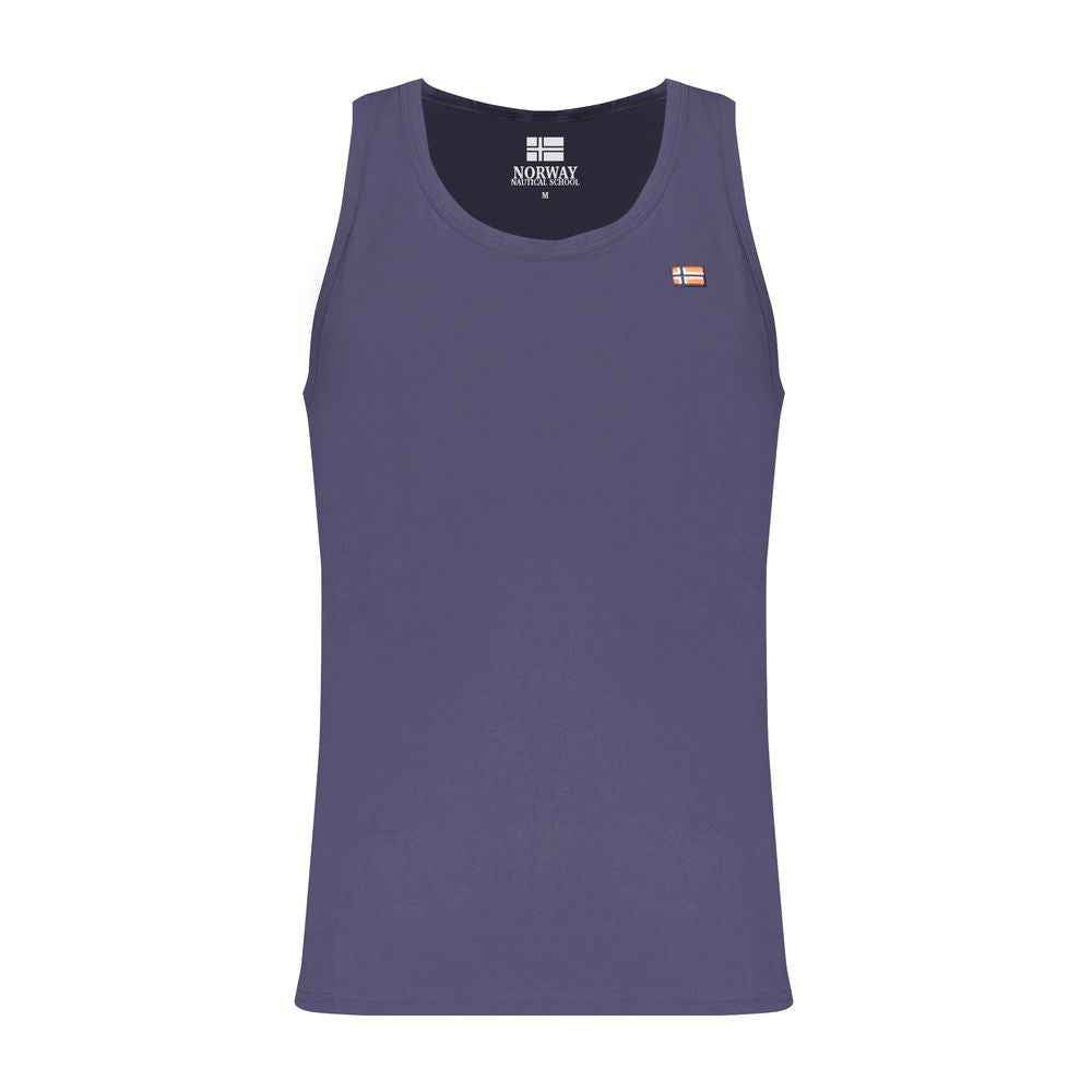 Norway 1963 Blue Cotton Men Shirt