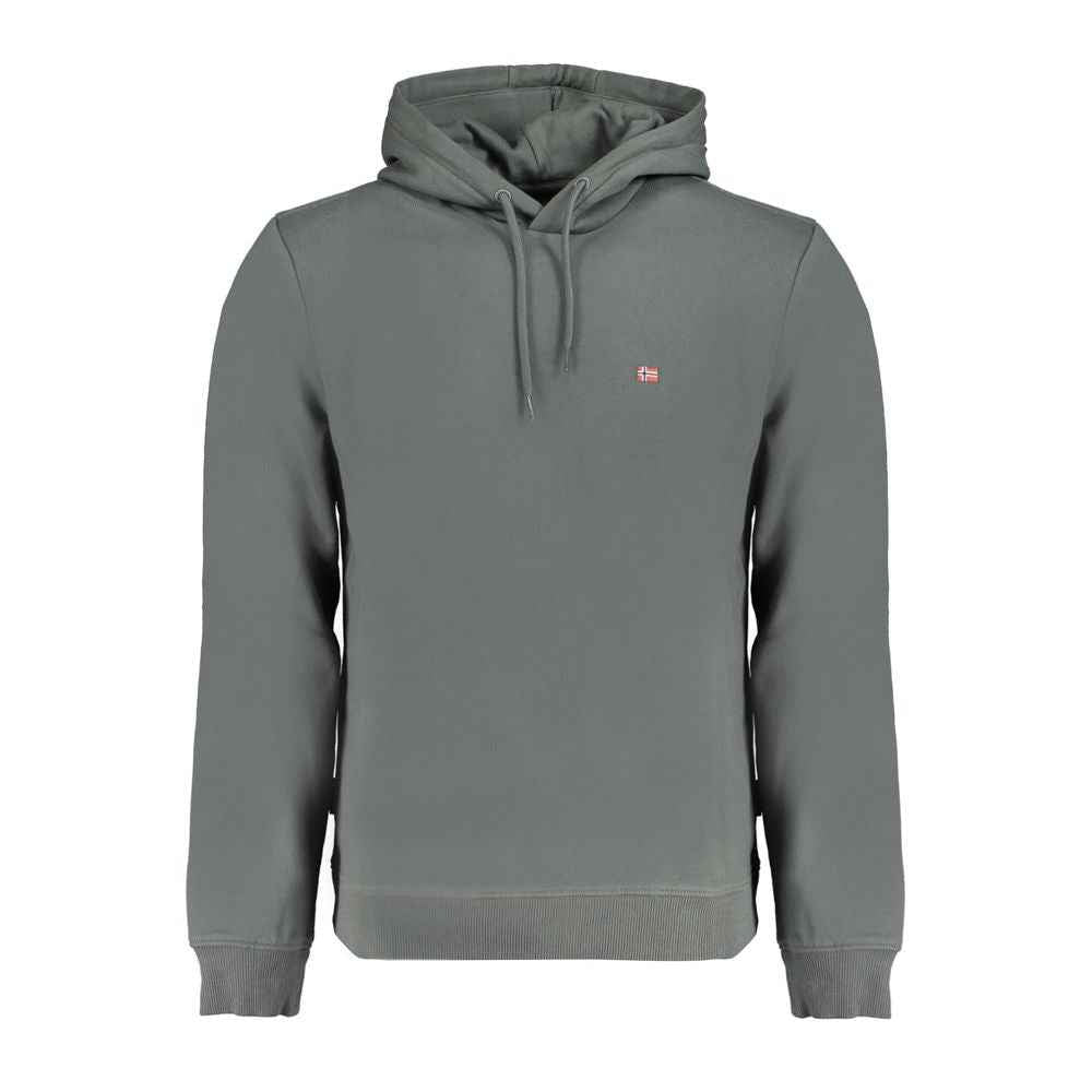 Napapijri Green Cotton Men Sweater