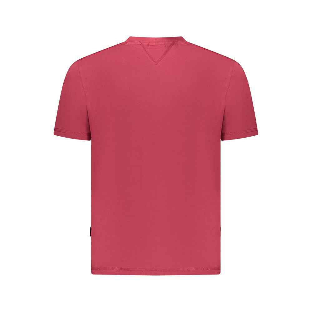 Napapijri Red Cotton Men T-Shirt