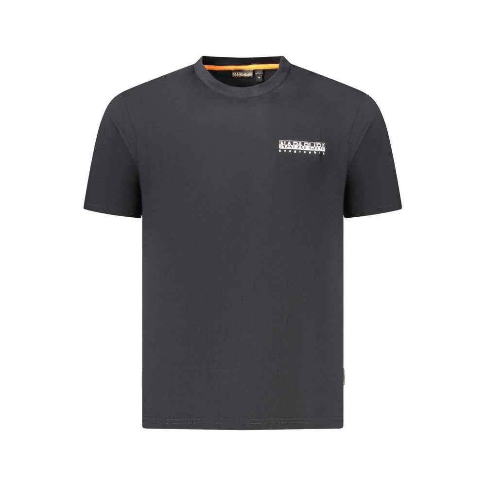 Napapijri Black Cotton Men T-Shirt