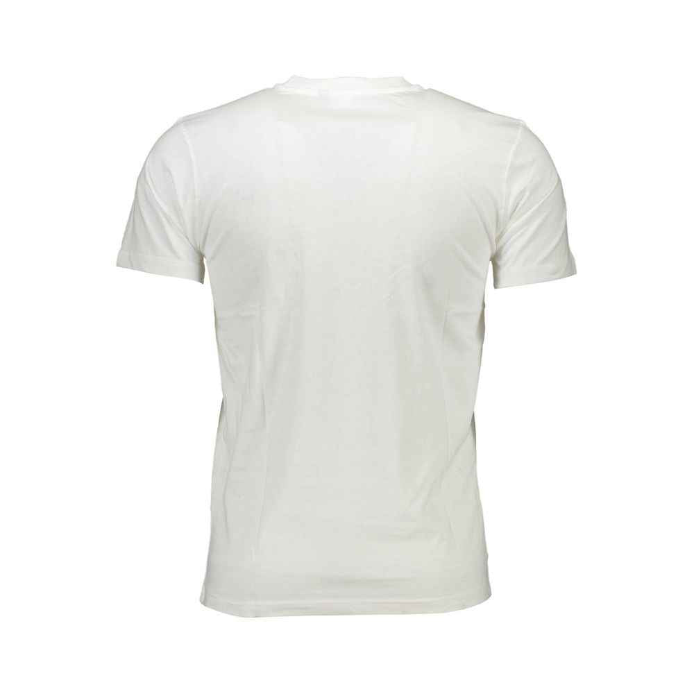 Sergio Tacchini White Cotton Men T-Shirt
