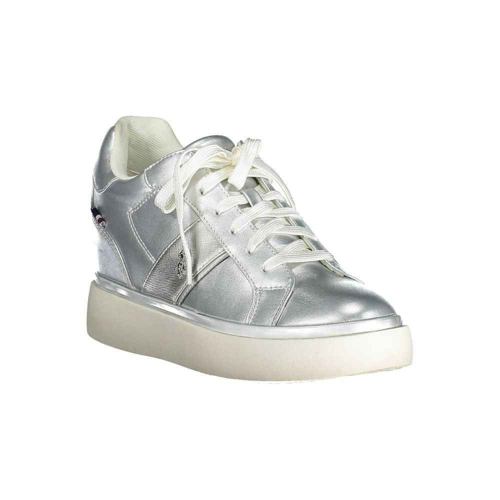 U.S. POLO ASSN. Gray Polyester Women Sneaker