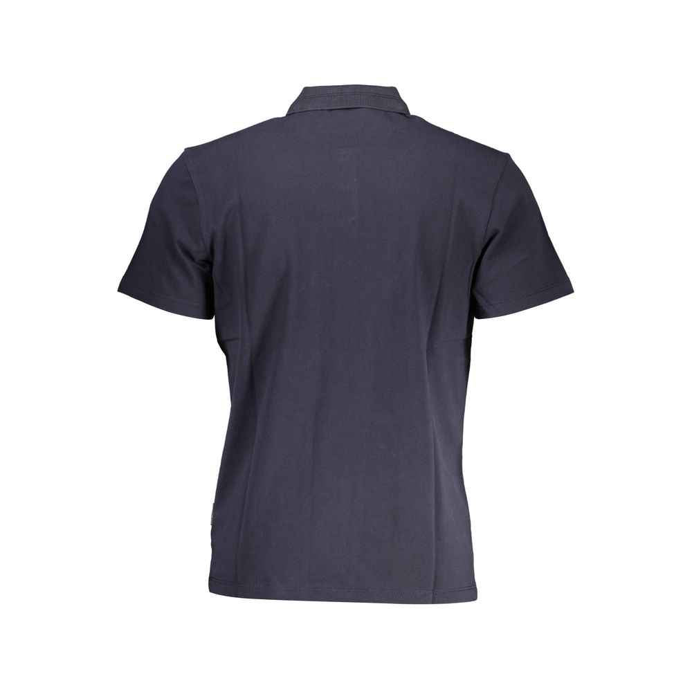 Napapijri Blue Cotton Men Polo Shirt