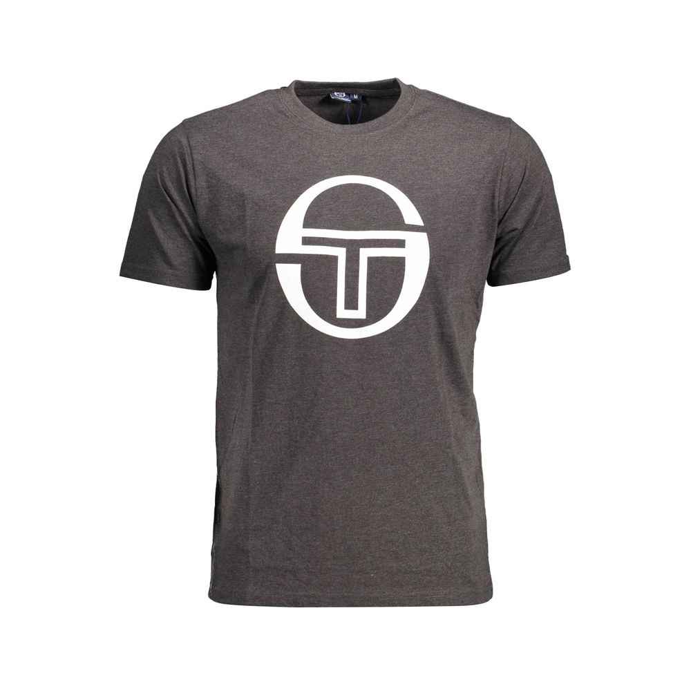 Sergio Tacchini Brown Cotton Men T-Shirt