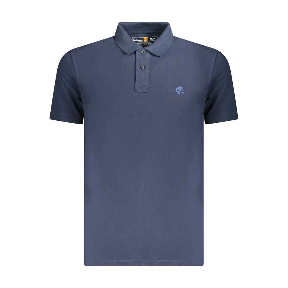 Timberland Blue Cotton Men Polo Shirt