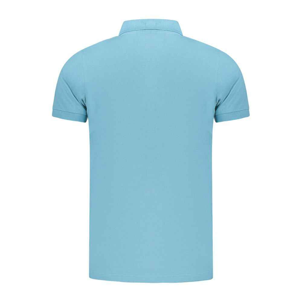 Norway 1963 Light Blue Cotton Men Polo Shirt
