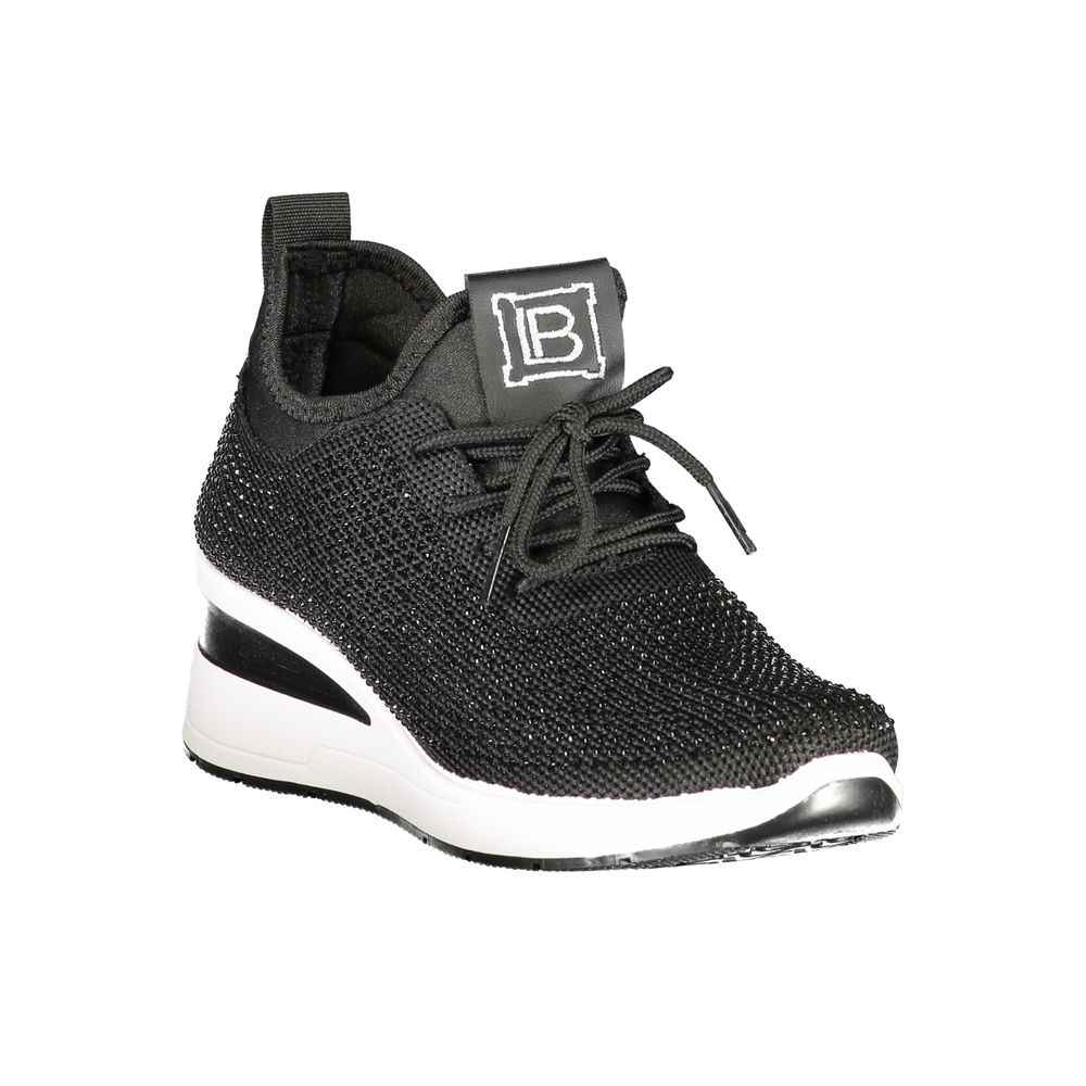 Laura Biagiotti Black Polyester Women Sneaker