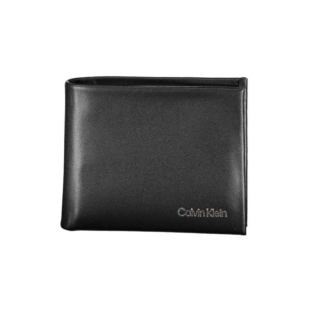 Calvin Klein Black Polyester Men Wallet
