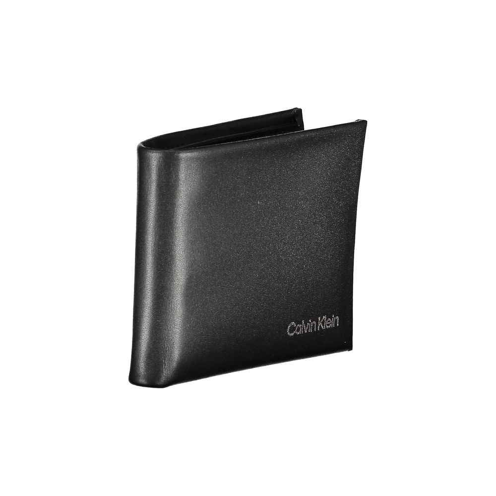 Calvin Klein Black Polyester Men Wallet