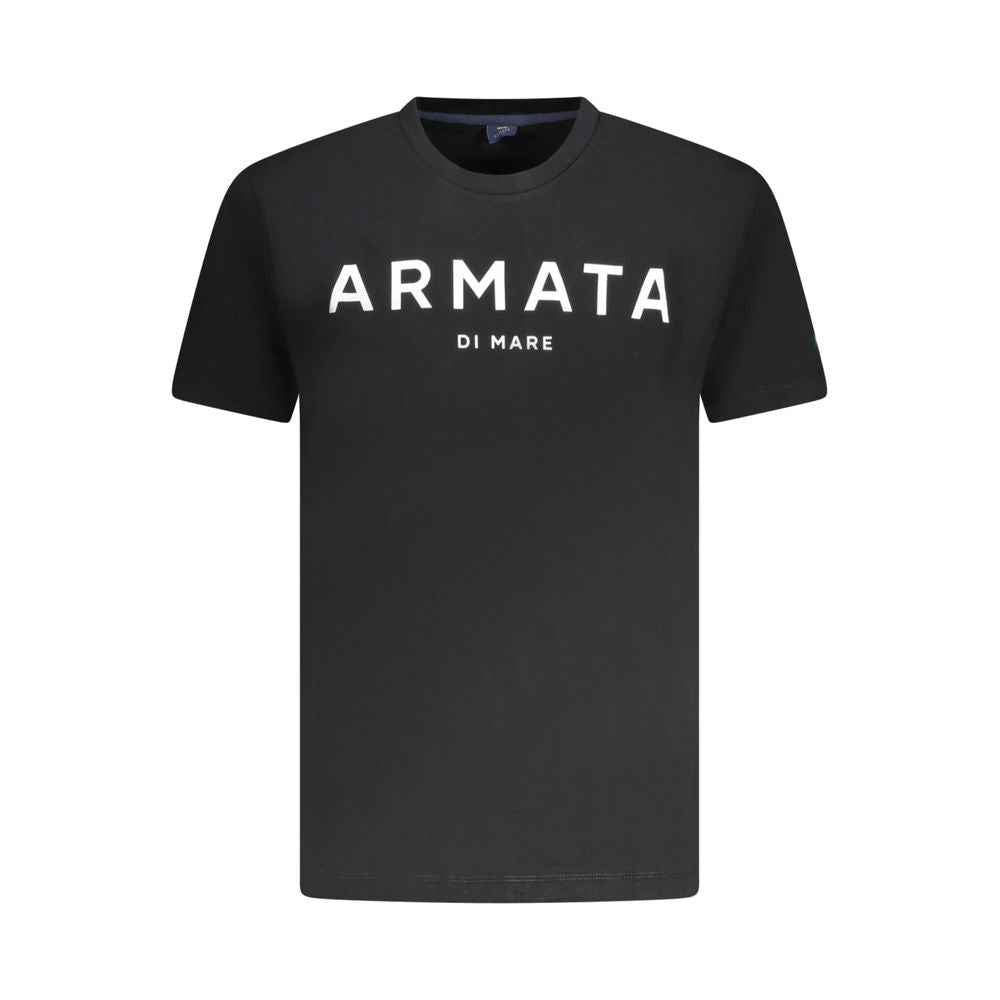 Armata Di Mare Black Cotton Men T-Shirt