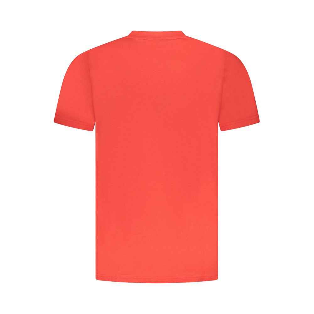 Cavalli Class Red Cotton Men T-Shirt