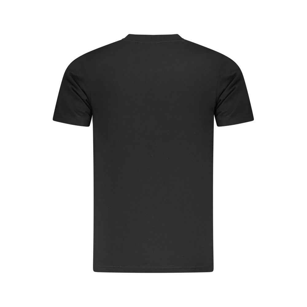 Cavalli Class Black Cotton Men T-Shirt