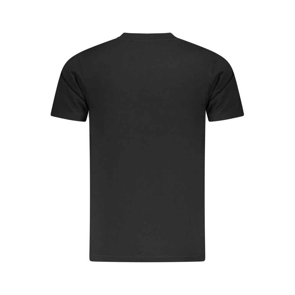 Cavalli Class Black Cotton Men T-Shirt