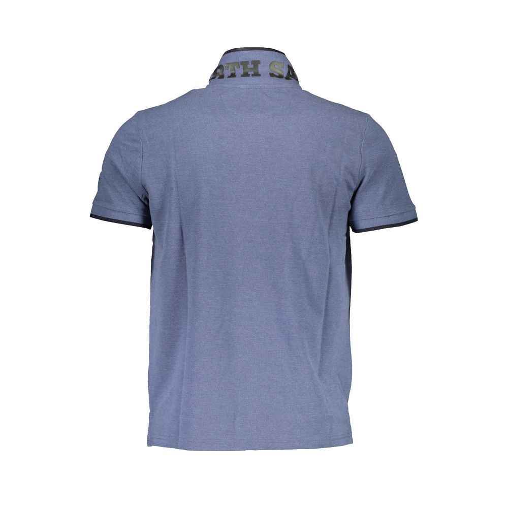 North Sails Blue Cotton Men Polo Shirt