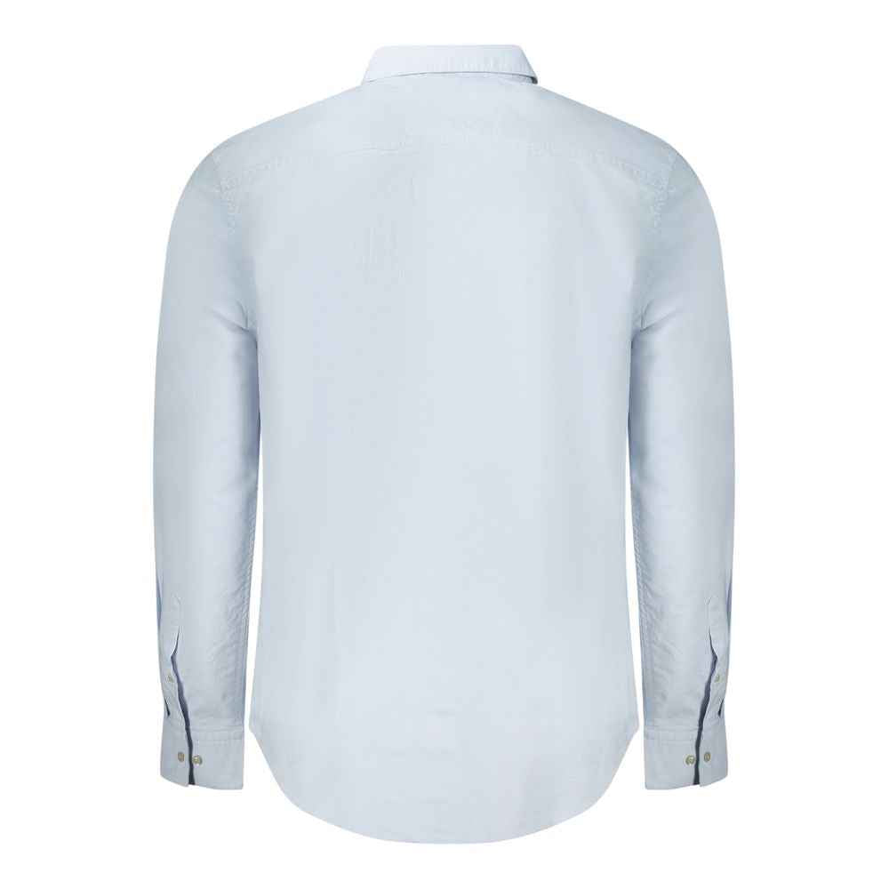 Calvin Klein Light Blue Cotton Men Shirt